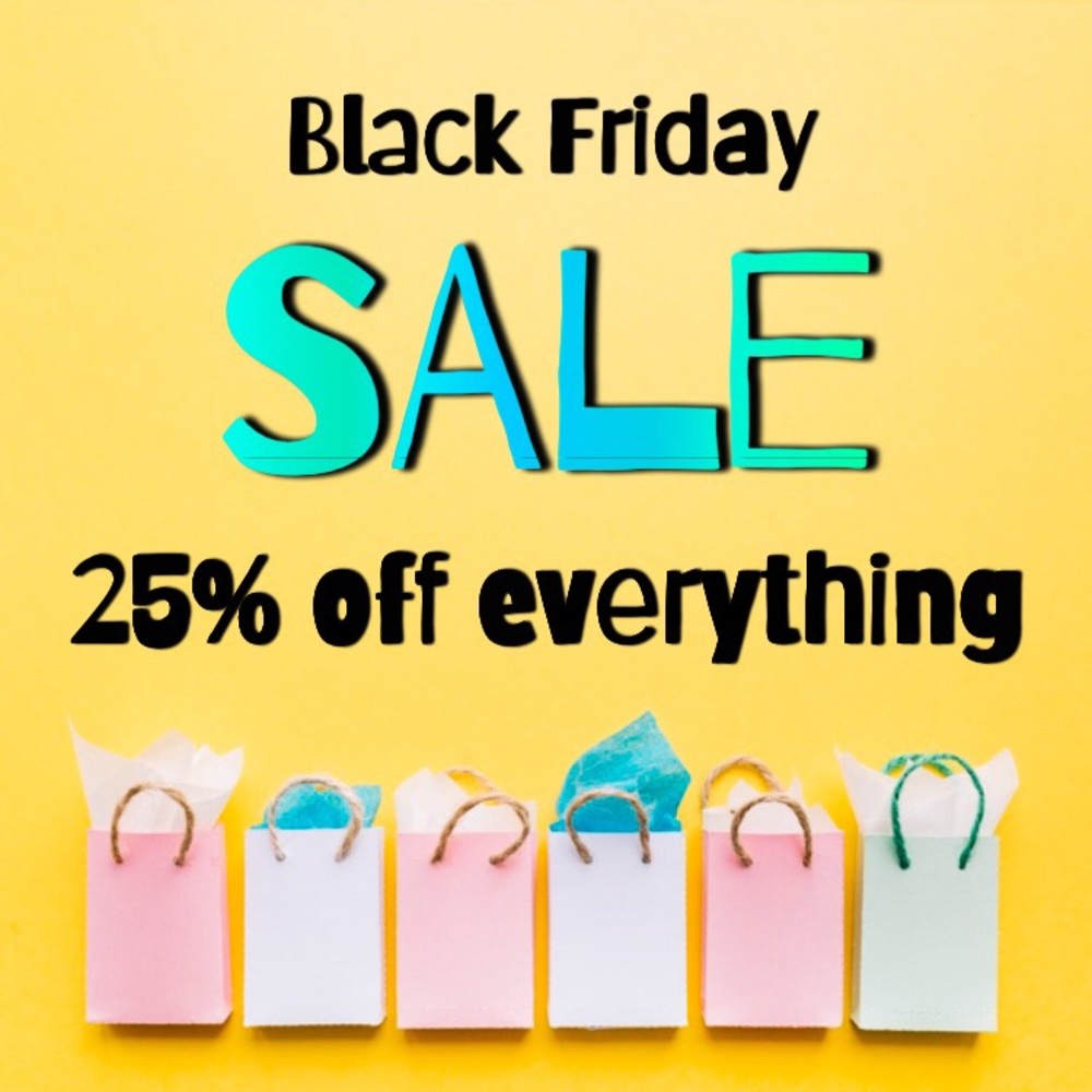 EXTENDED Black Friday Sale!!!!